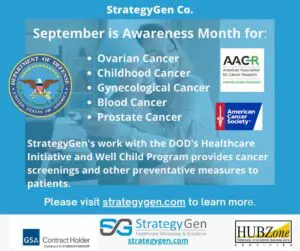 September is awareness month for different cancers
