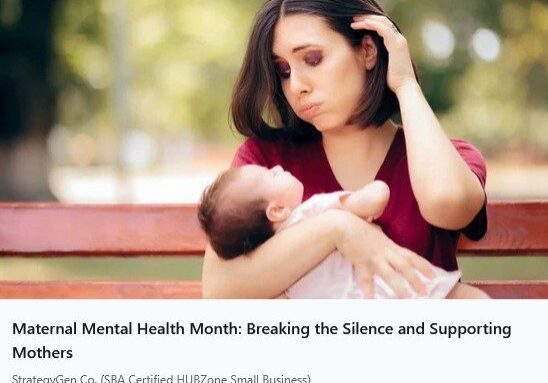 Maternal Mental Health Maternal Mental Health
