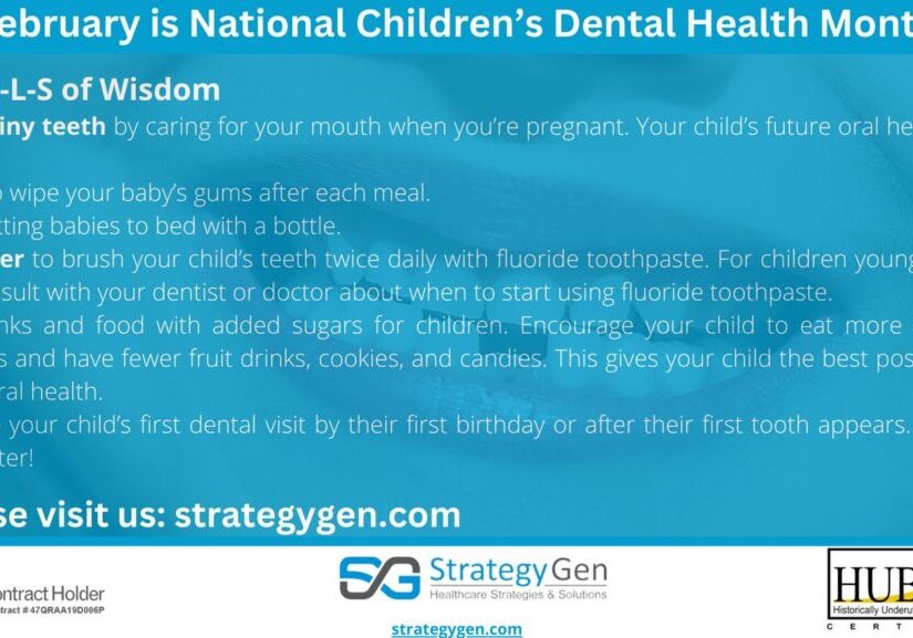 February is national children’s dental health month